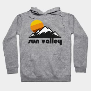 Retro Sun Valley ))(( Tourist Souvenir Travel Design Hoodie